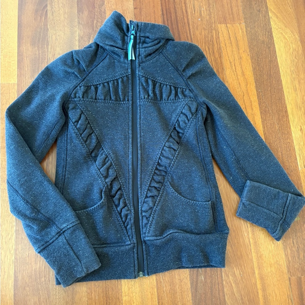 Ivivva by Lululemon Jacket - Dark Gray- size 12